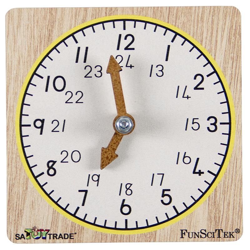 Clock Teachers - 24 Hour - Wooden Magnetic