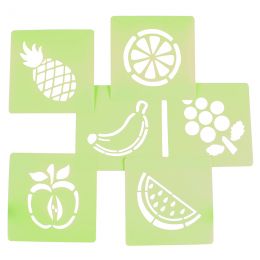 Stencil Set - Fruit (6pc)...