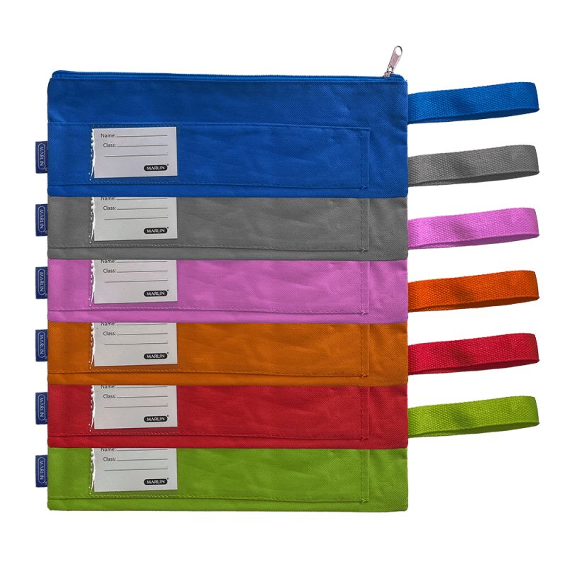 Pencil Bag - D600 Polyester 2- Division  30x9.5cm - Marlin