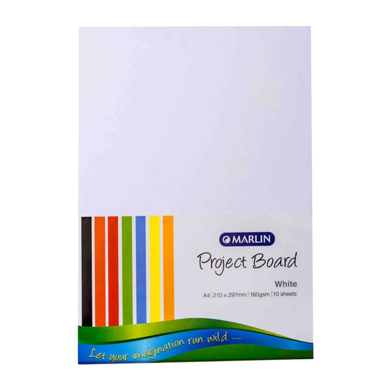 Project Board - A4 160gsm (10pc) - White