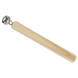 Jingle Stick - Single Bell - Wooden Handle