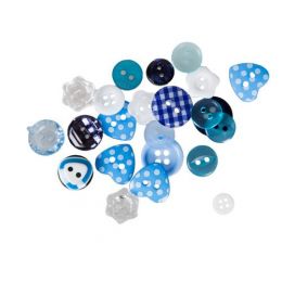 Buttons - Shapes & Sizes (12g) - choose colour