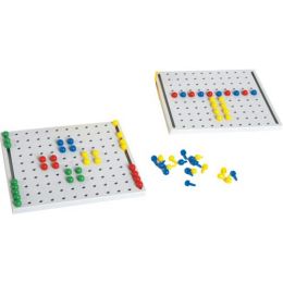 Pegboard Set (2 Boards 4C 200 Pegs) In Box - Smile
