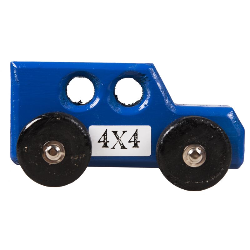 Wooden Coloured Car - 4x4 - Deluxe