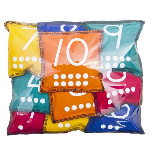 Bean Bags (11cm) - Numbers (1-10) in polybag