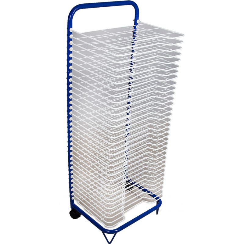 Paint Drying Trolley (33 Rack) 2 Wheels (45x35x118cm)