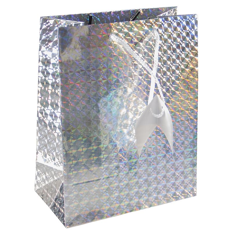 Gift Bag - Assorted Metallic - Medium ~18x23cm