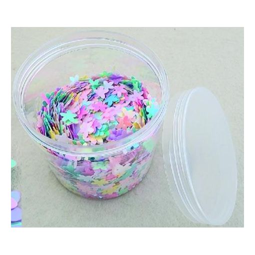Confetti Sequins Flower Pastel Mix (100g) in Tub (11mm)