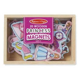 Wooden Princess Magnets
