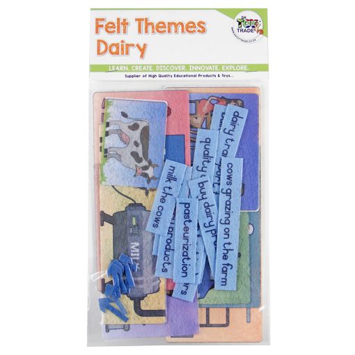 Felt Theme - Dairy with Captions