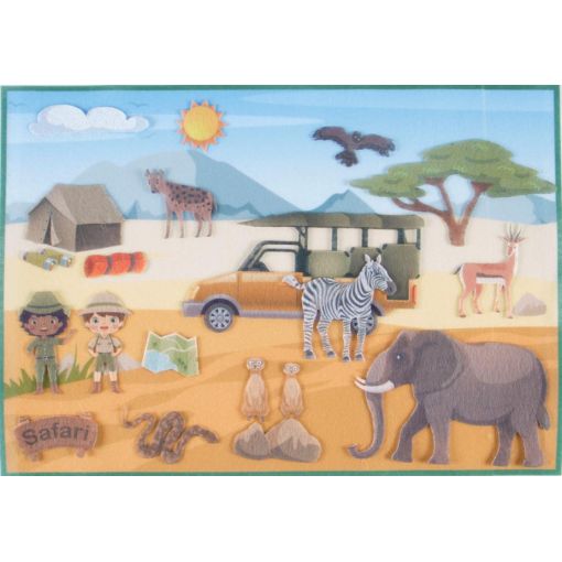 Felt Theme - African Safari (A3 felt board included)