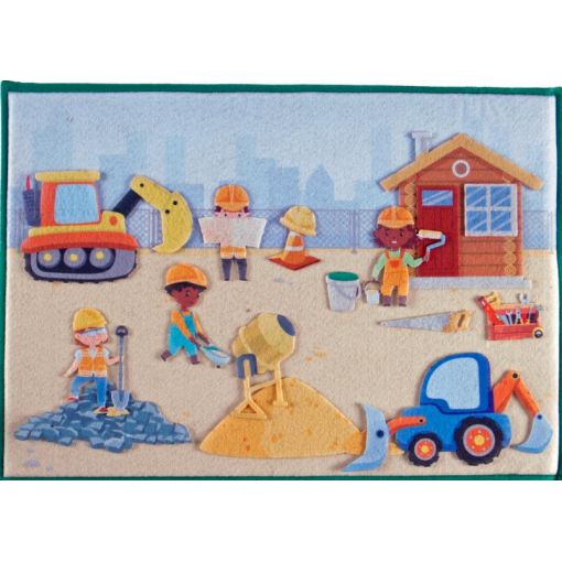 Felt Theme - Fun Construction Site Scene (A3 felt board included)