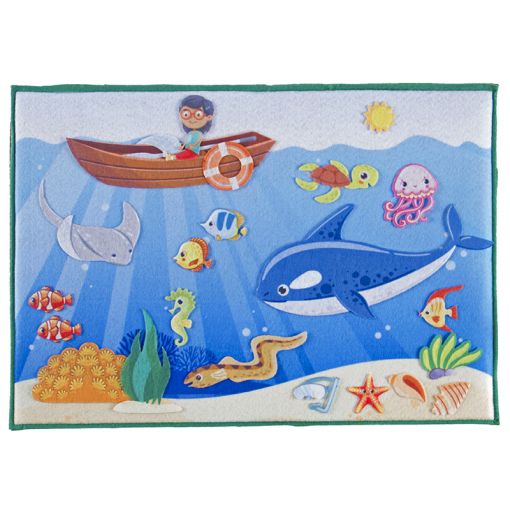 Felt Theme - Fun Exploring the Ocean Scene (A3 felt board included)