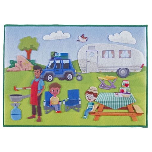 Felt Theme - Fun Camping & Hiking Scene (A3 felt board included)