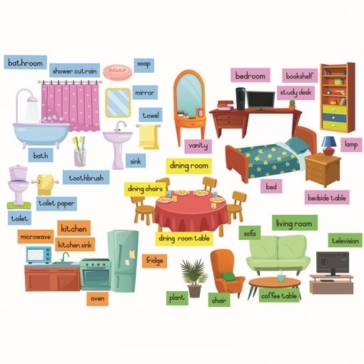 Felt Theme - My Home - Pictures (29pc) - Captions (31pc)