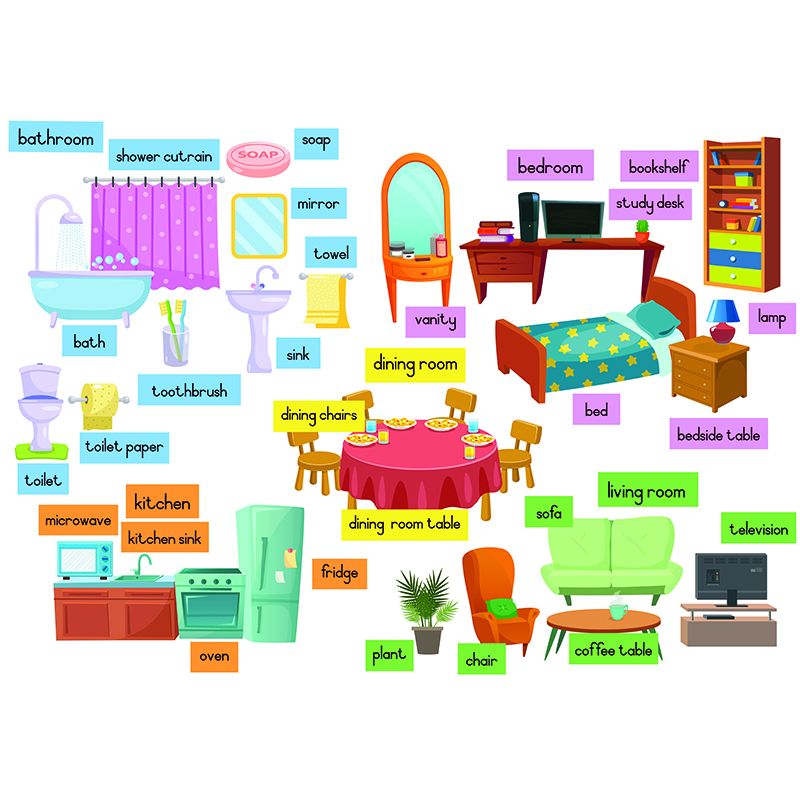 Felt Theme - My Home - Pictures (29pc) - Captions (31pc)