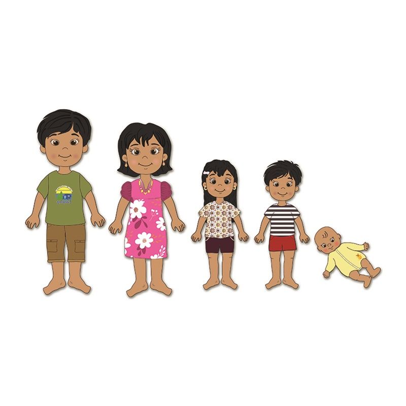 Felt Theme - My Family - Pictures (13pc) - (A3 - board not included)