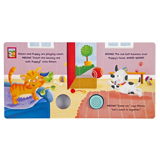 PLAYFUL KITTEN - SINGLE BUTTON SOUND BOOK