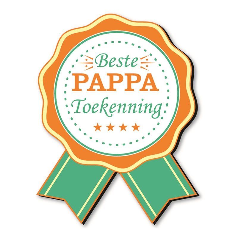 Father's Day Kit 1 - Best Dad Award Magnet - Afrikaans