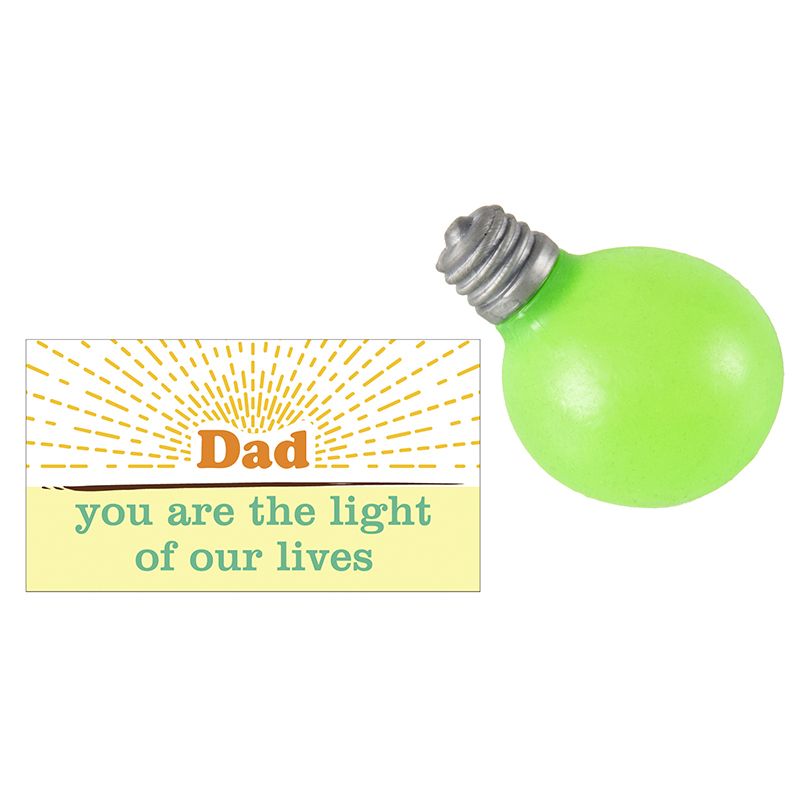 Father's Day Kit 9 - Squishy Light Bulb with Card - English