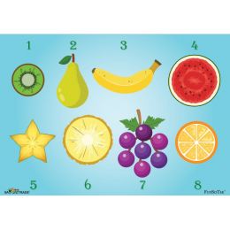 Fraction Fruits - A3 Wood...