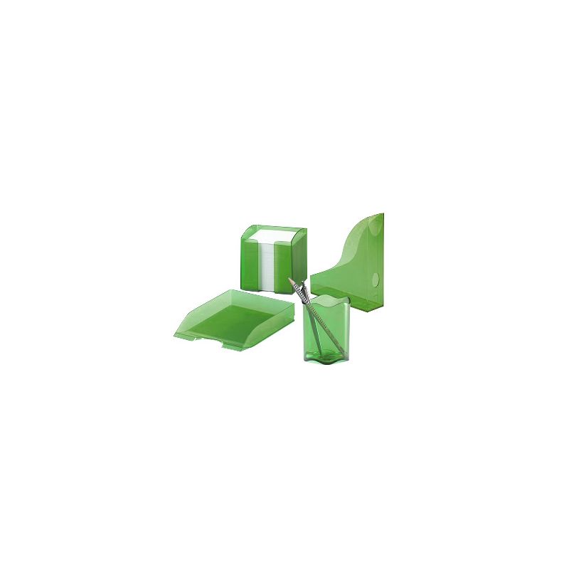 Durable Office Set (6pc) Green (3xHolders & 2xLetter Tray)