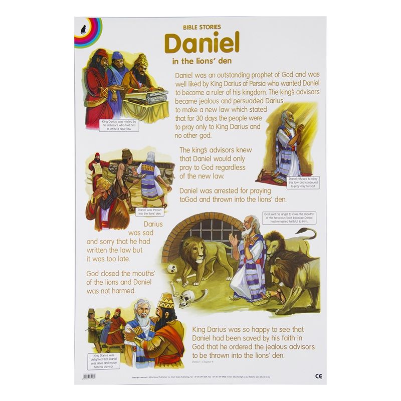 Poster - Daniel in the Lions den (Bible Stories)