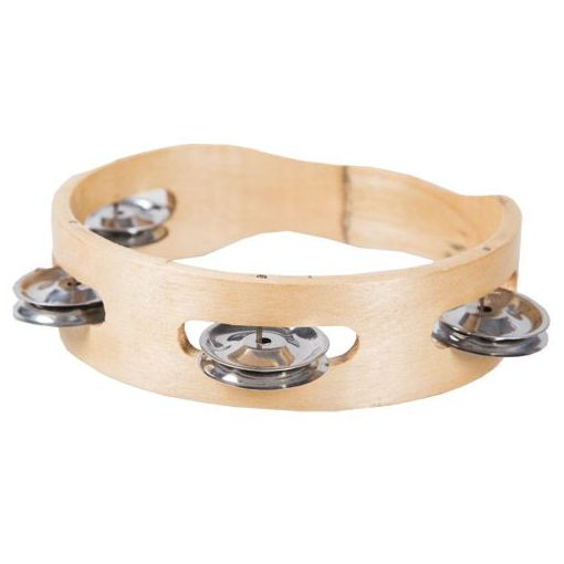 Tambourine (15cm) No Head - 4 Bells