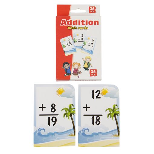 Flash Cards Big - Addition (36pc)