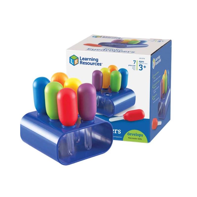 Jumbo Eye Droppers with Stand - Set of 6