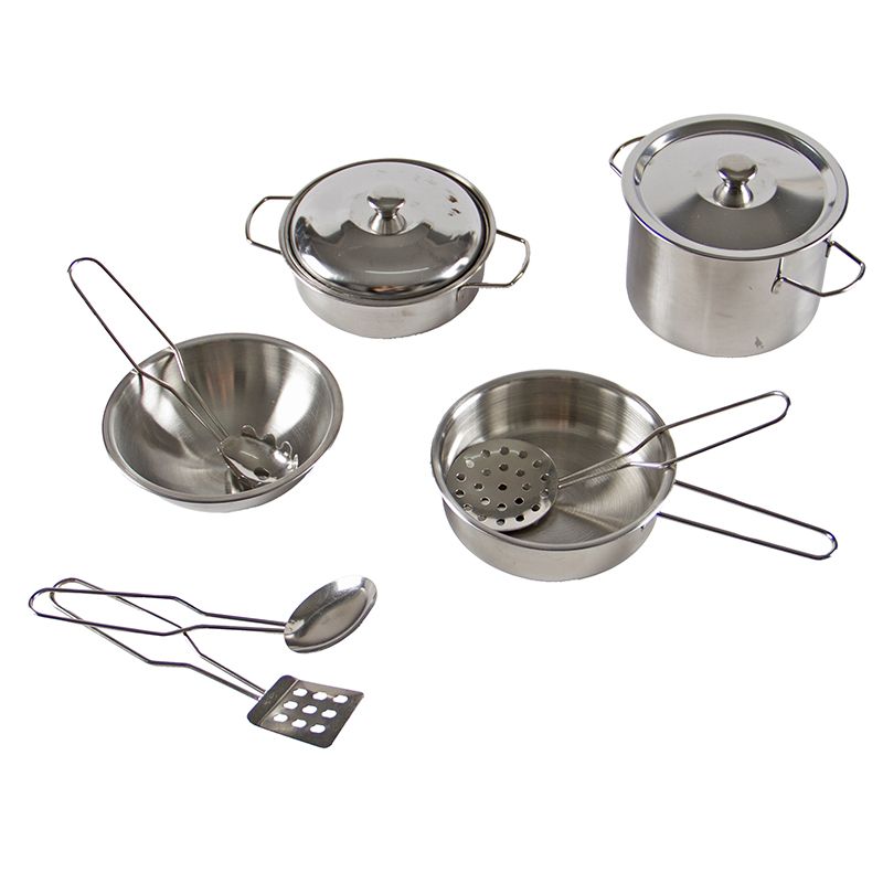Cooking Pot & Pan Set (10pc) - Metal
