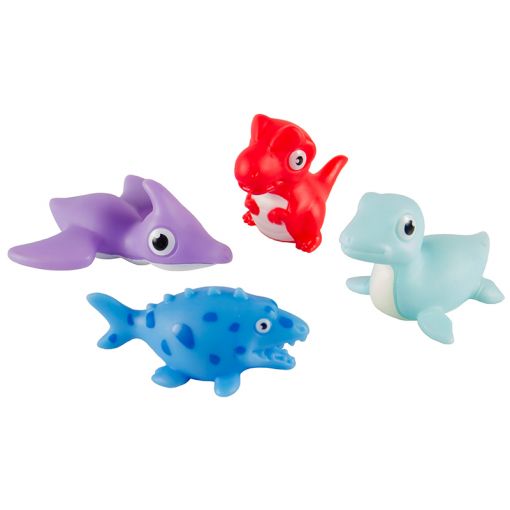 Bath Water Spray Dinosaurs (4pc) - Assorted