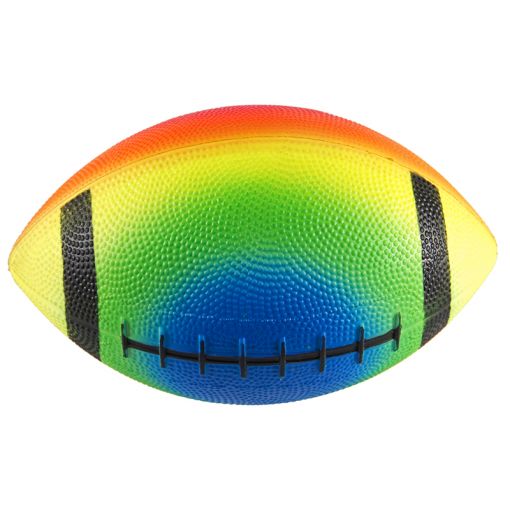 Rugby Ball - Grip (~24cm)  Rainbow
