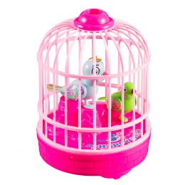 Happy Music Birds in Cage
