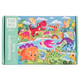 Wood Puzzle (100pc) - Dinosaur