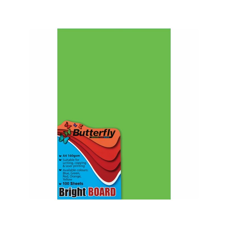 Project Board - A4 160gsm (100pc) - Bright Green