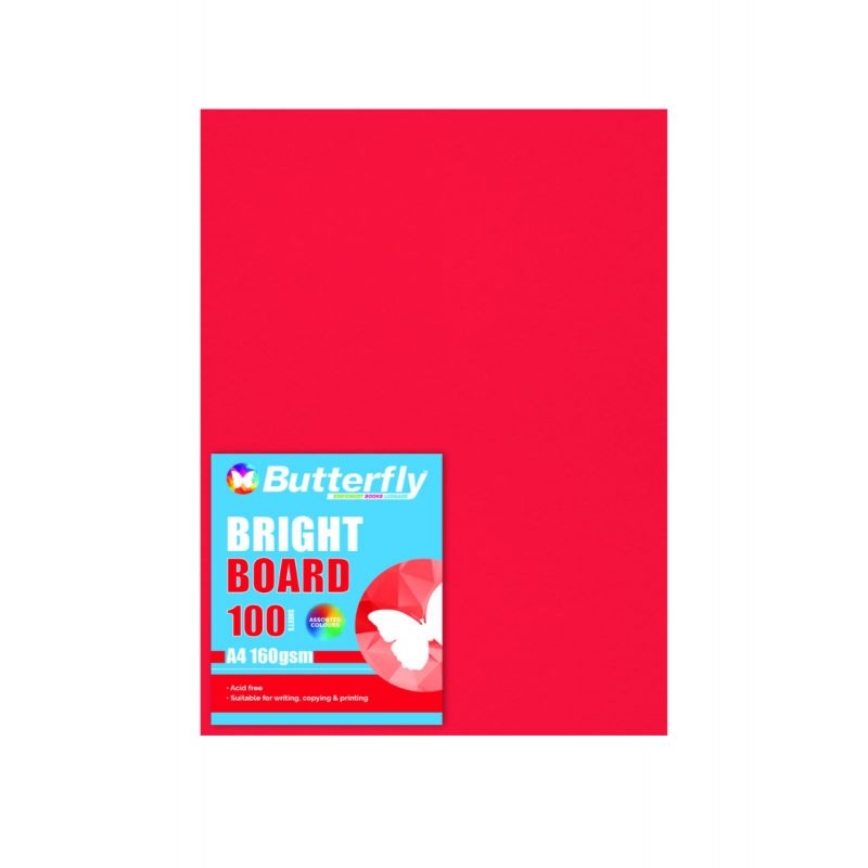 Project Board - A4 160gsm (100pc) - Bright Red