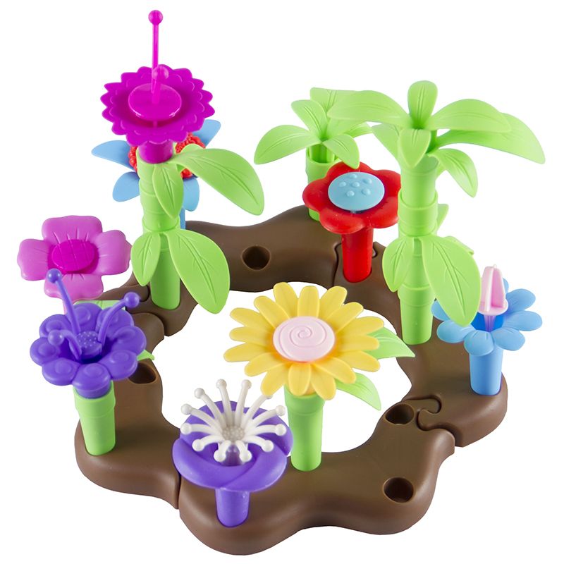 Garden Building Block Set (32pc) - Count and Stack Flowers
