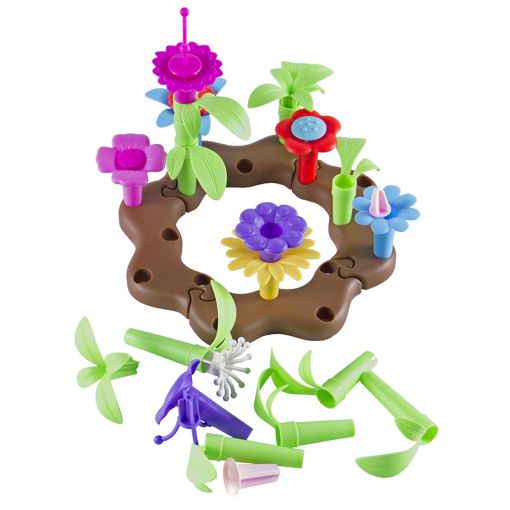 Garden Building Block Set (32pc) - Count and Stack Flowers
