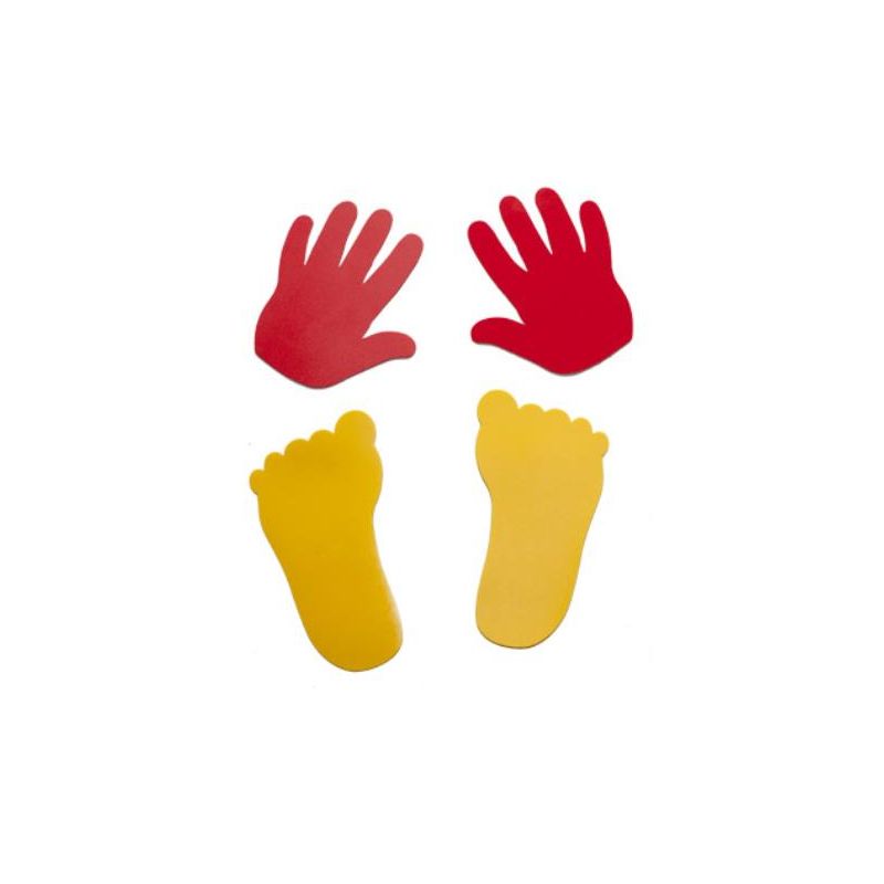 Hands (2) & Feet (2) - Rubber Set