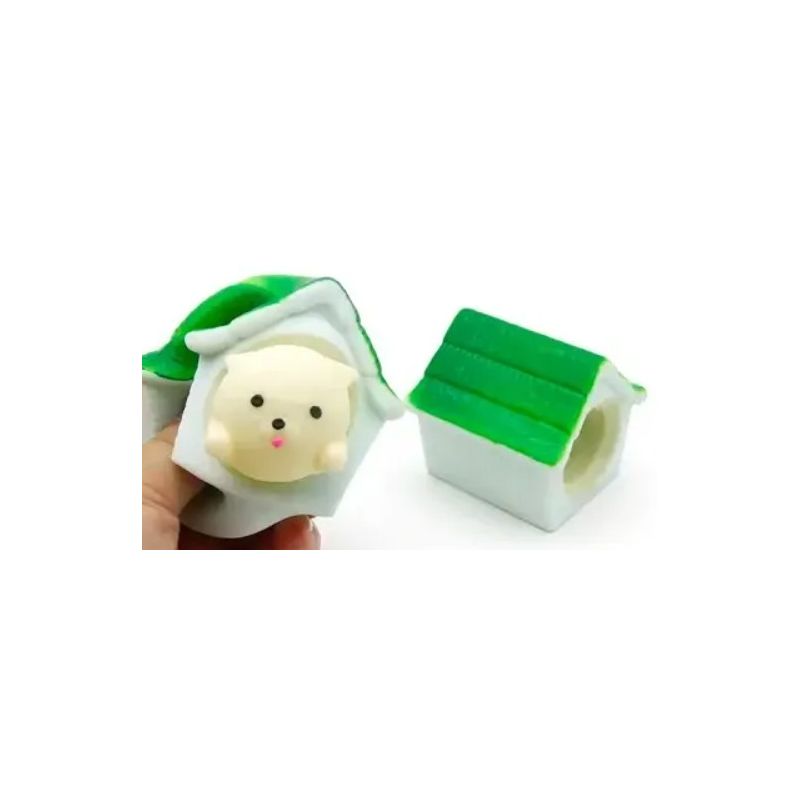 Fidget - Squeezy Dog in House