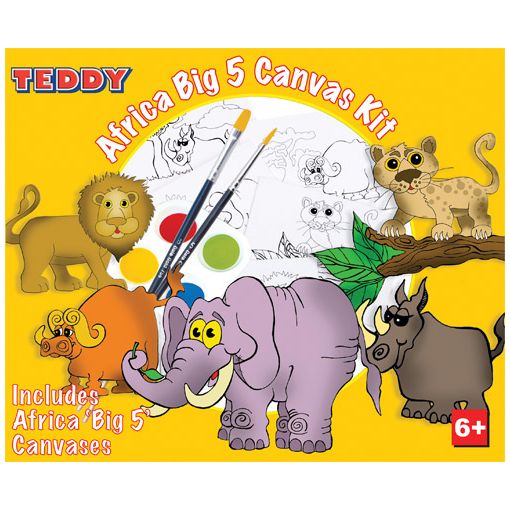 Canvas Painting Kit (In Box) - Africa Big 5