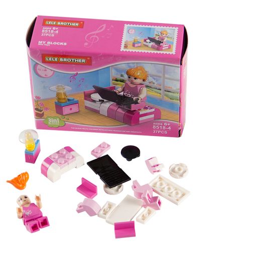 Basic Blocks - 3 in 1 Mini Building Set - Assorted Girl Series