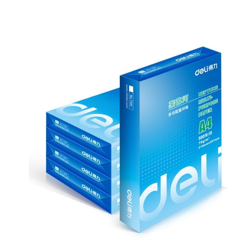 Paper A4 - Ream 80g (5 reams) - Deli White