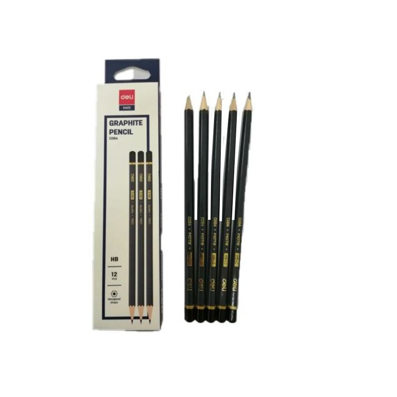 Pencils - HB Graphite Dipped (12pc) - Deli