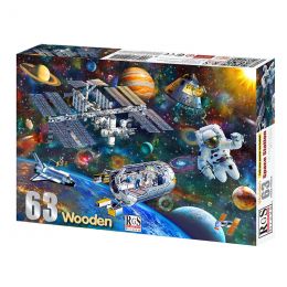 Wood Puzzle - A4 63pc -...