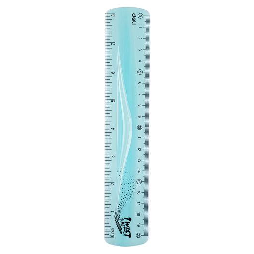 Ruler - 20cm Ultra Flexible Ruler - Assorted - Deli