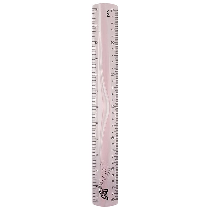 Ruler - 30cm Ultra Flexible Ruler - Assorted - Deli
