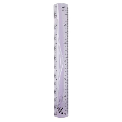 Ruler - 30cm Ultra Flexible Ruler - Assorted - Deli