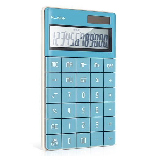 Desk Calculator  Light Blue - Nusign Deli